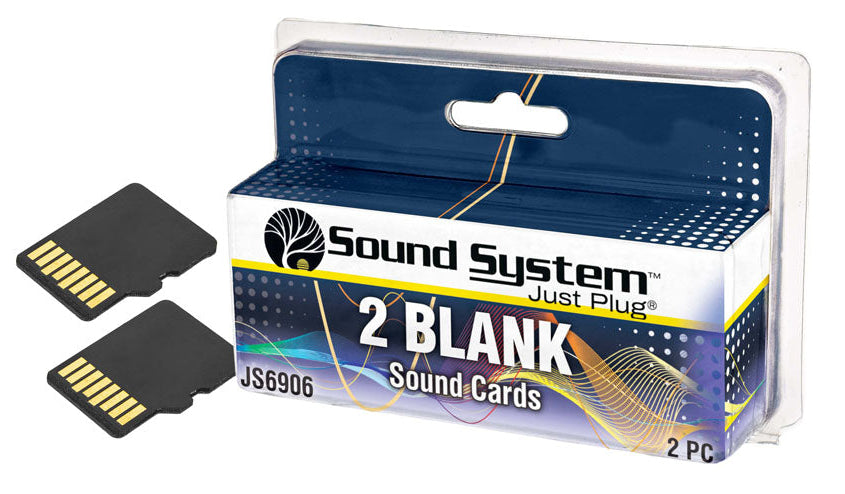 WJS6906 2 Blank Sound Cards