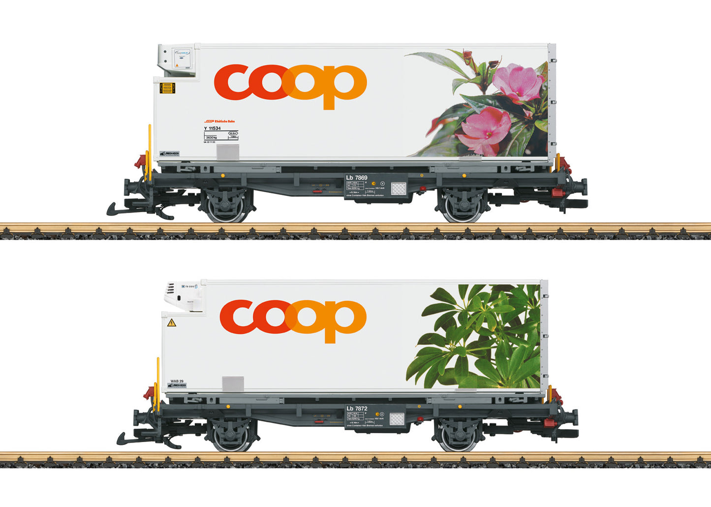 L45885 RhB Container Car Set coop®