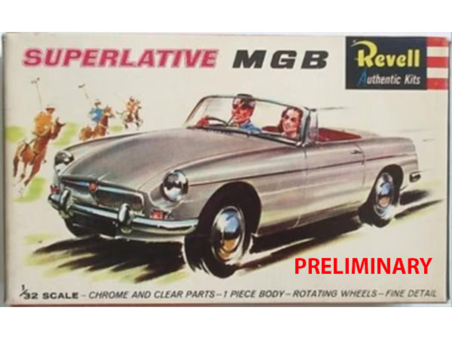 MGB Roadster 75 Years Plastic Model Kit