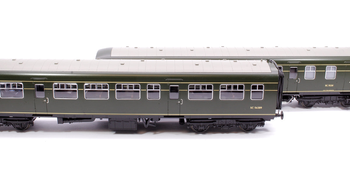 Pre-Owned 32-285ASF Class 101 2-Car DMU BR Green (Roundel) - DCC Sound