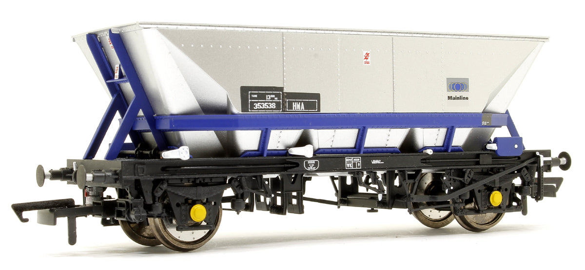 Pre-Owned Set of 3 HMA MGR Hopper Wagons - Mainline Blue - Pack 1