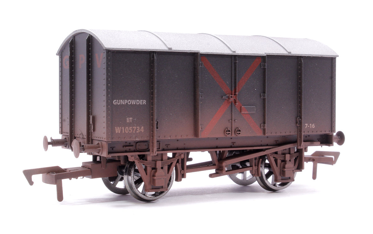 Pre-Owned Gunpowder Van GWR W105734 - Weathered