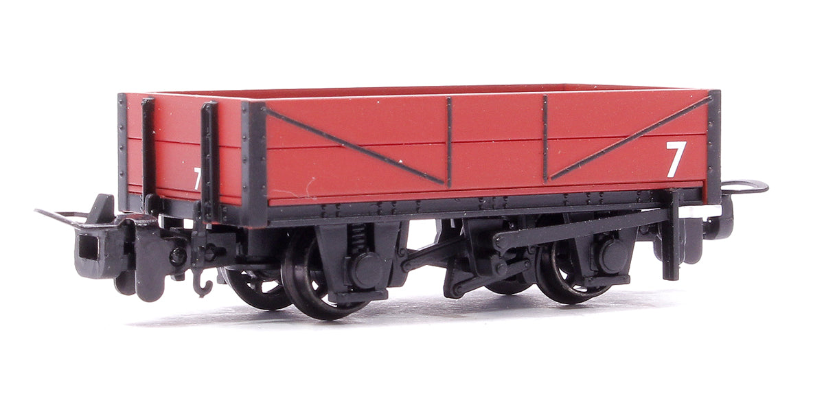 Pre-Owned RNAD Rebuilt Open Wagon Welsh Highland Railway Red 7