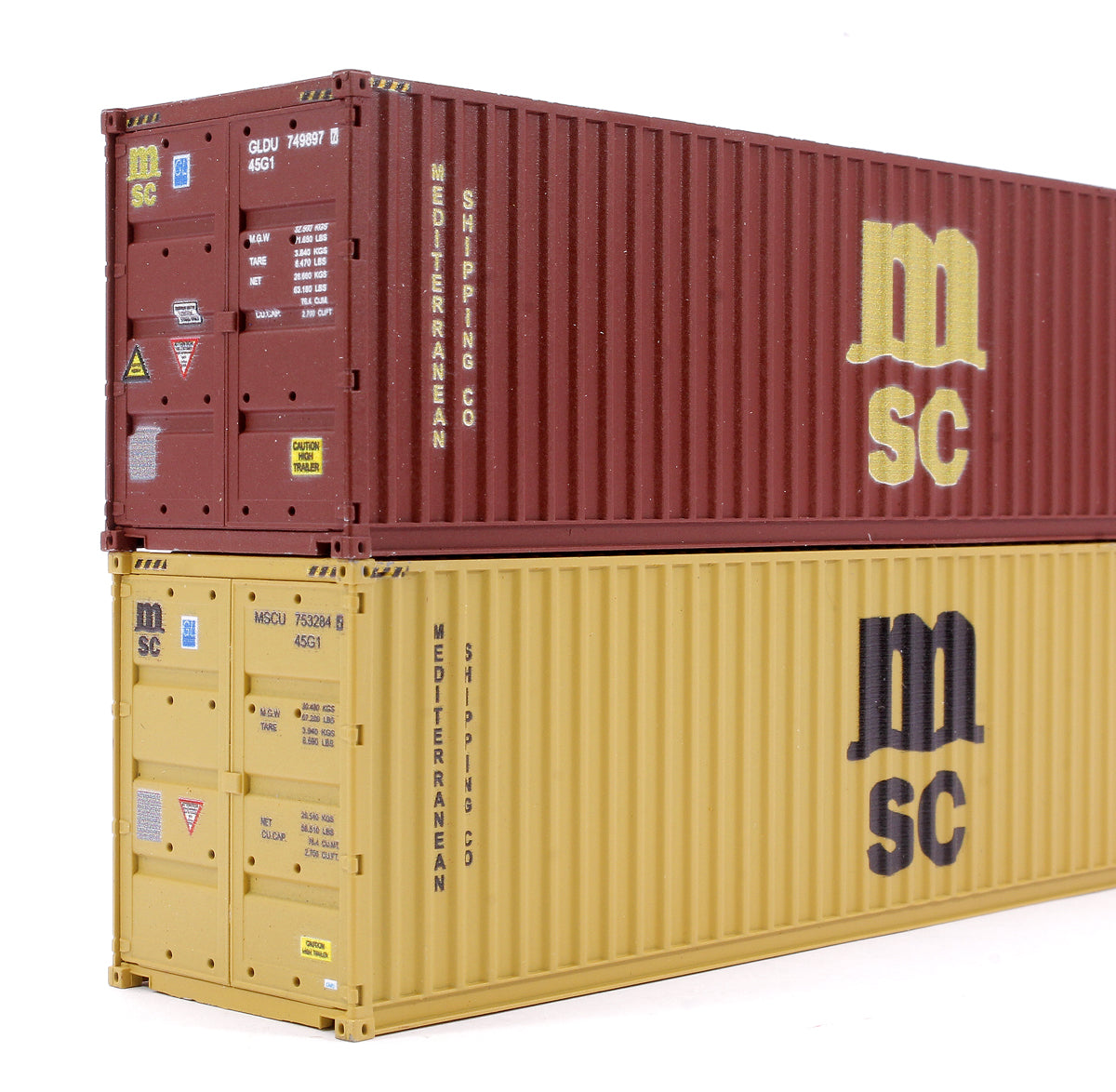 Pre-Owned 4fF-028-150 40 Ft High Cube Container MSC 749897 7 / 753284 5