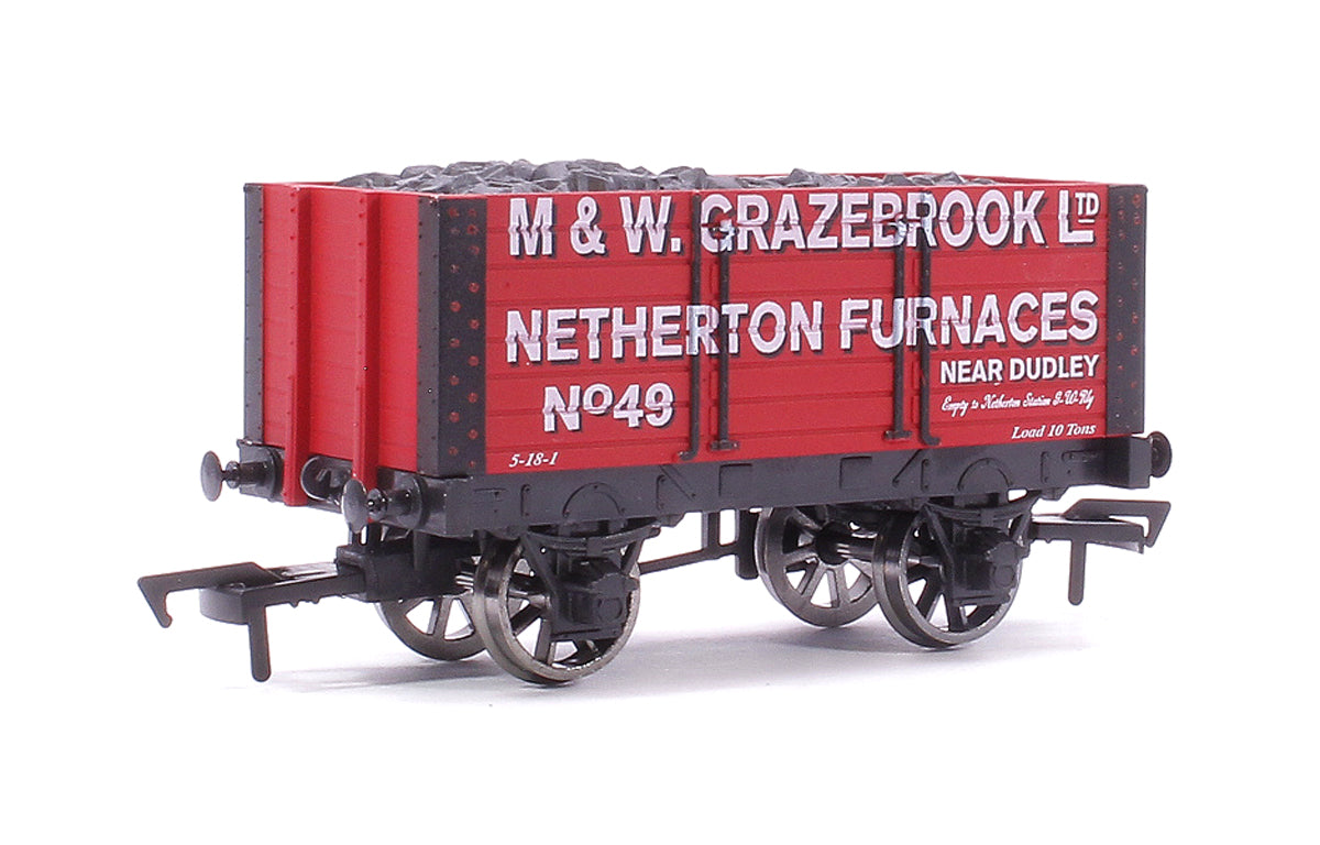 4F-072-001 Pre-Owned 7 Plank Wagon 9ft Wheelbase 'Grazebrook' No.49