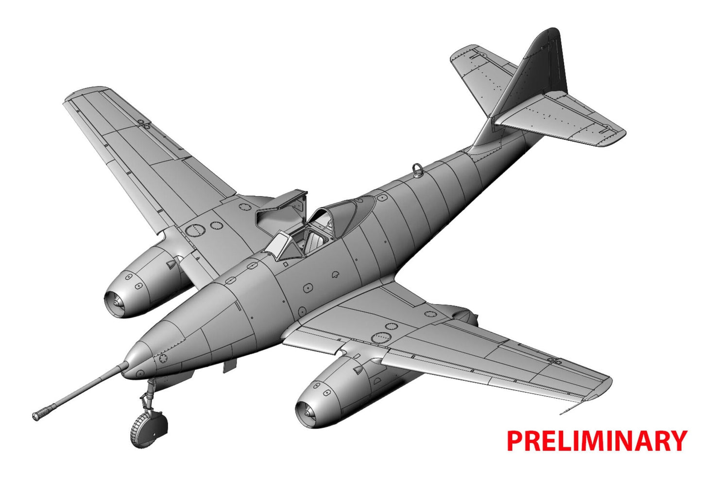 Messerschmitt Me262A-1a/U4 Model Kit