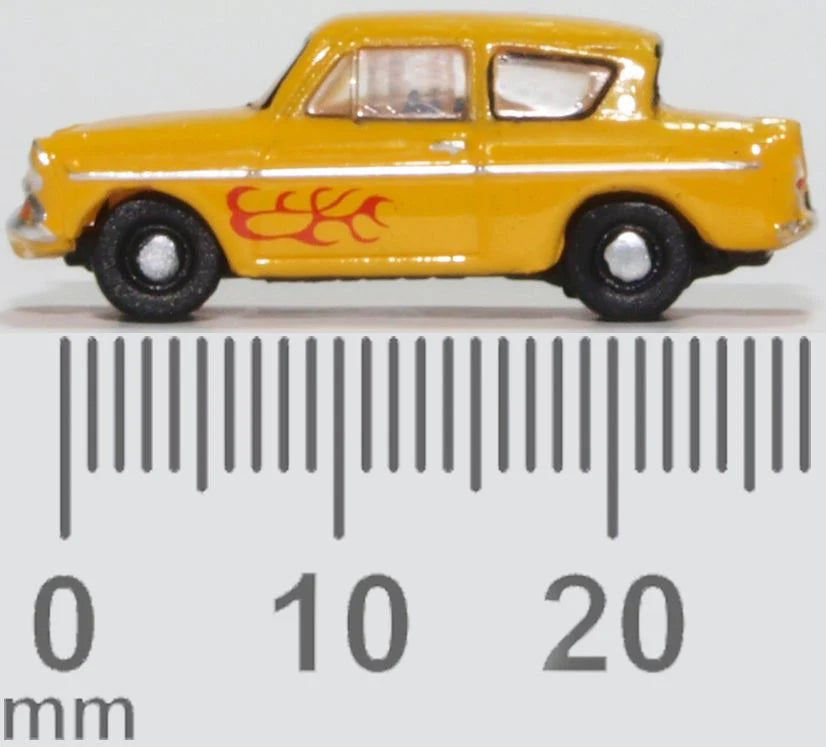 Ford Anglia Yellow (Vyvian)