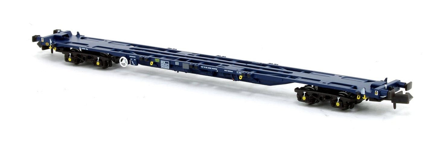Pre-Owned N22403 Set of 3 KFA Container Flat Wagons Freightliner VNH-1 Bogies