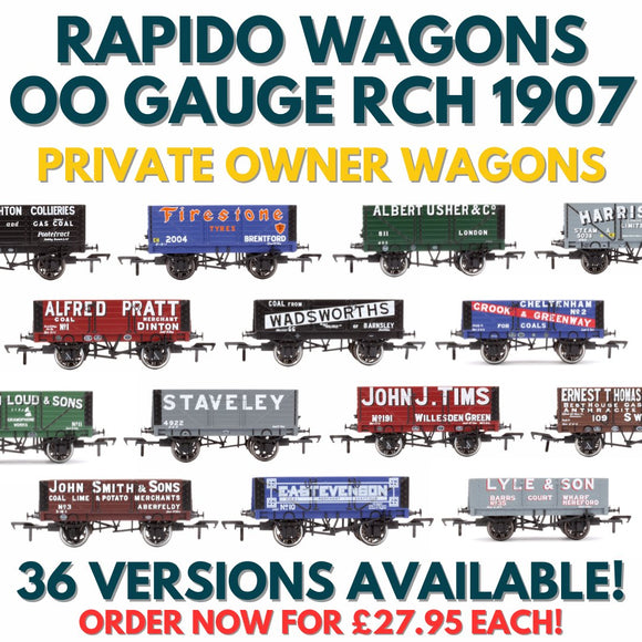 Rapid RCH 1907 Private Owner Wagons