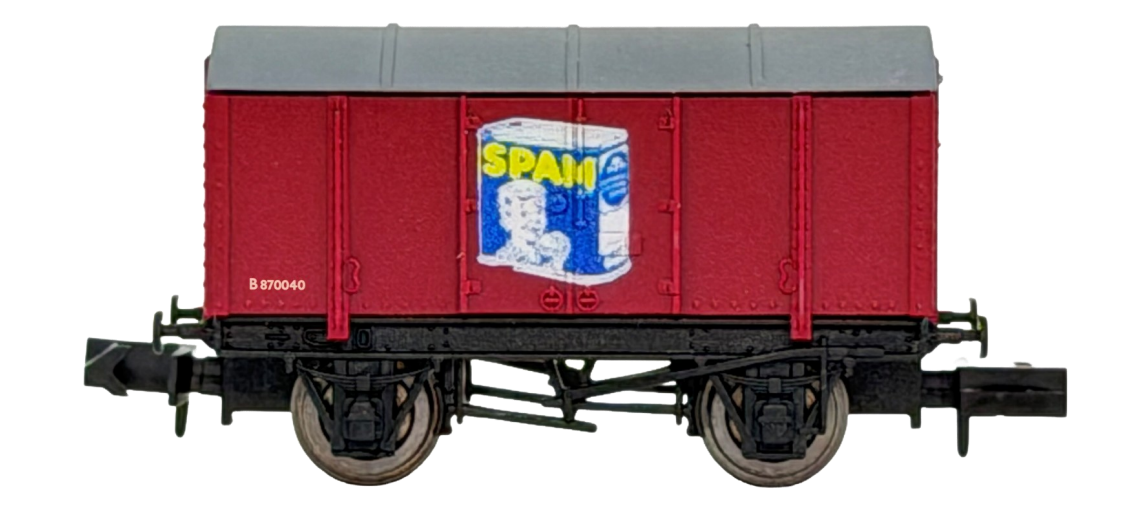 2F-013-122 Gunpowder Van Spam - Weathered