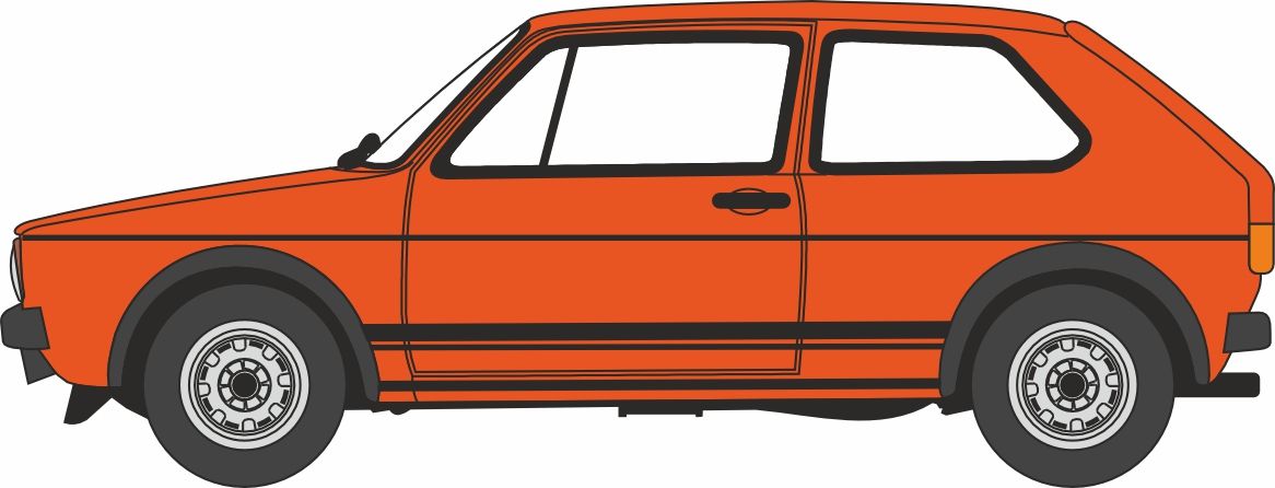 120GF001 VW Golf GTI Mars Red