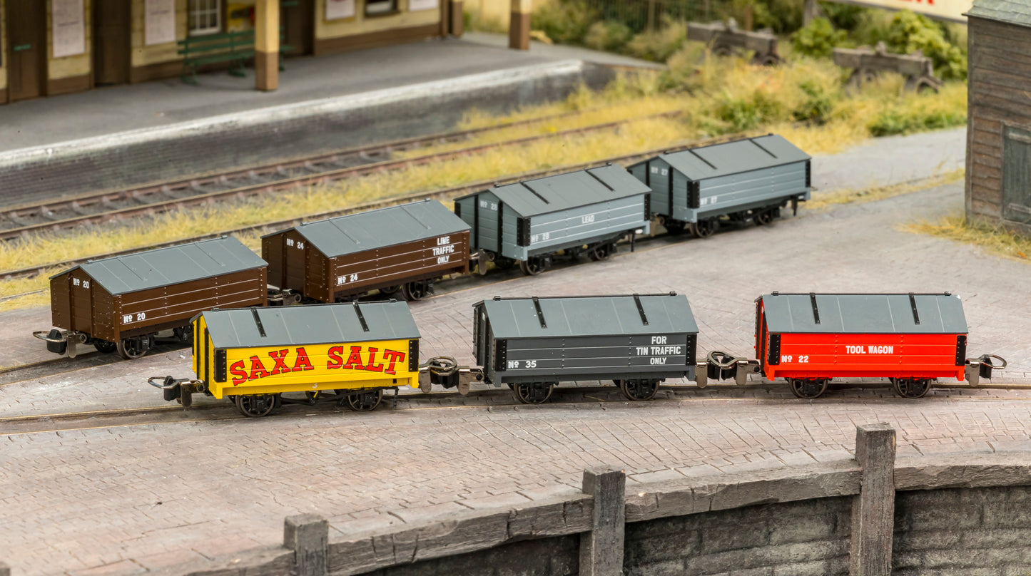 990407 Peaked Roof Van - Dark Grey 'Tin' No.35