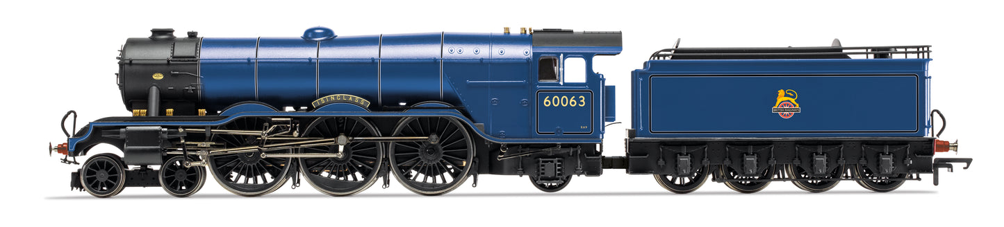 R30476SS Class A3 4-6-2 BR Blue 60063 "Isinglass" Steam Locomotive - DCC Sound & Smoke