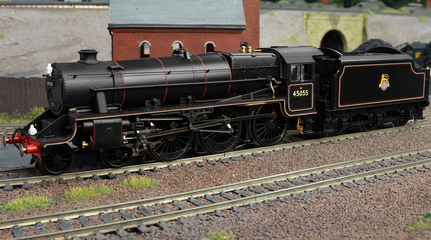 R30484 Class 5MT 'Black Five' 4-6-0 BR Black Early Emblem 45055 Steam Locomotive