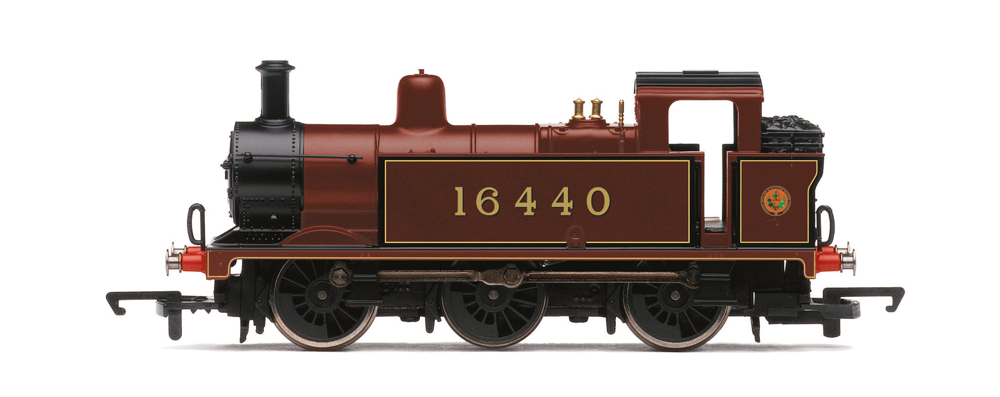 R30523 RailRoad Class 3F 'Jinty' 0-6-0T LMS Crimson Lake 16440 Steam Locomotive