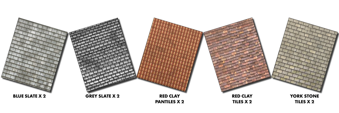 N Scale Roofing Tiles