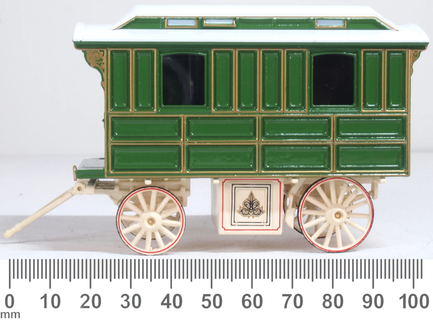 Showmans Living Wagon Green/Cream