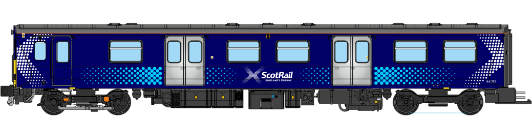 Class 314209 Scotrail Saltire Blue 3 Car EMU Set