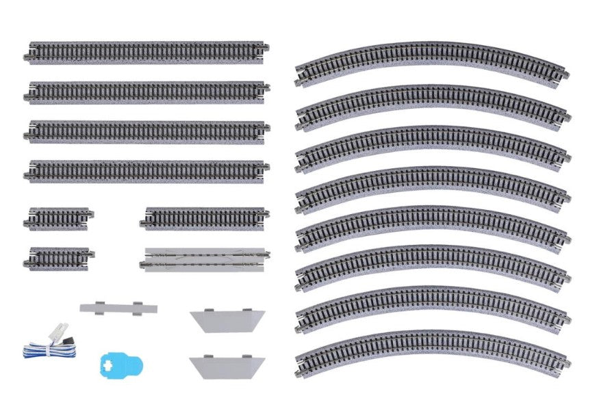 Kato 20-865 Kato 20-865 V6 Outer Oval Variation Pack – Rails