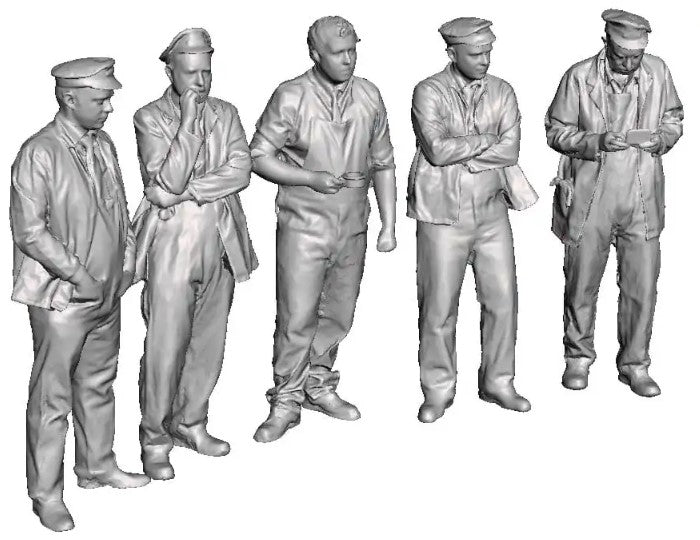 N Gauge 1948-1968 British Railways - Loco crews on shed