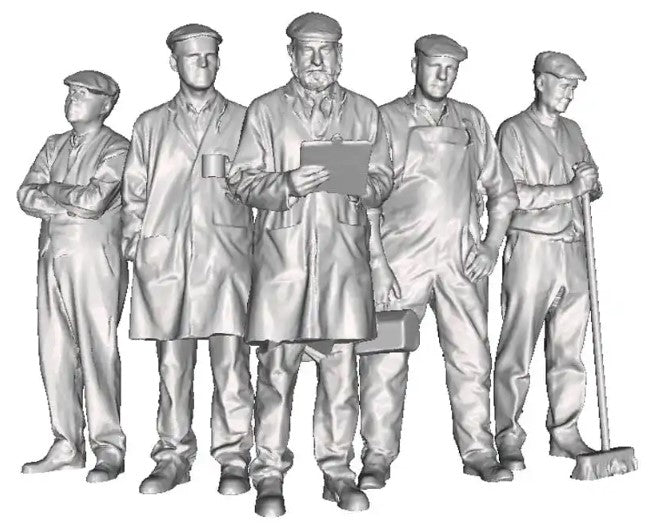 9004-148 N Gauge 1948-1968 British Railways - Factory Worker Bundle