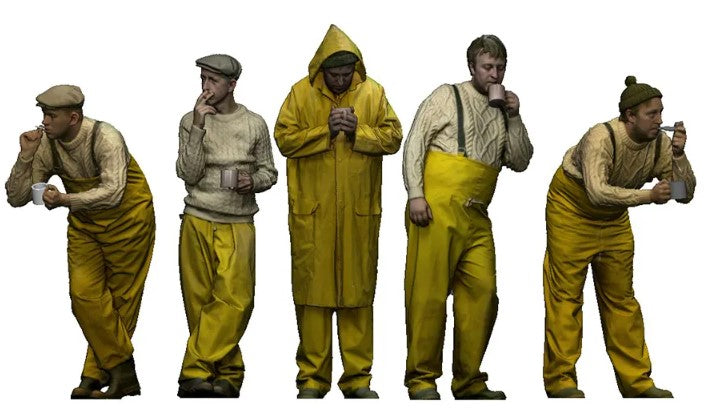 9026-148 N Gauge 1948-1968 British Railways - Fishermen at Rest Bundle