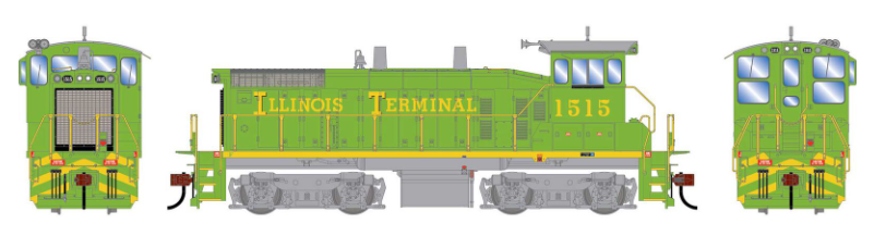 HO ATH SW1500 Locomotive w/DCC & Sound, ITC #1515