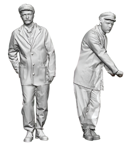 1:48 Scale Loco Specfic Crew - L&B Manning Wardle Crew Pack