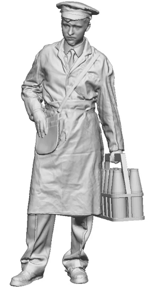 OO Gauge Work & Industry Milkman