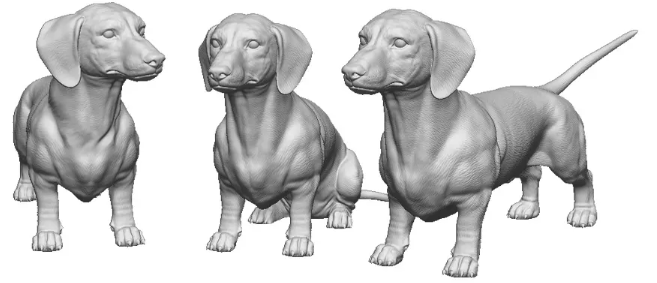 OO Gauge - Pets, Wildlife & Livestock - Dachshund x3