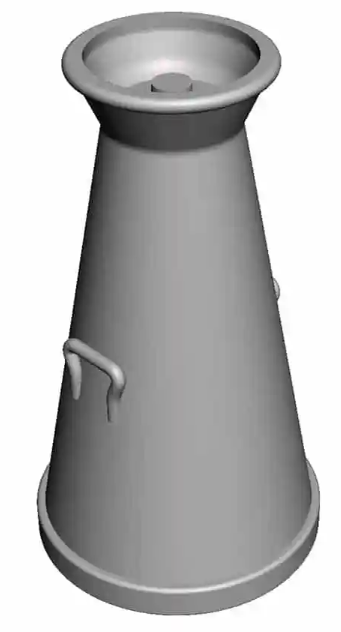 OO Gauge Work and Industry Platform Accessories - 17 gal Milk Churns (x3)