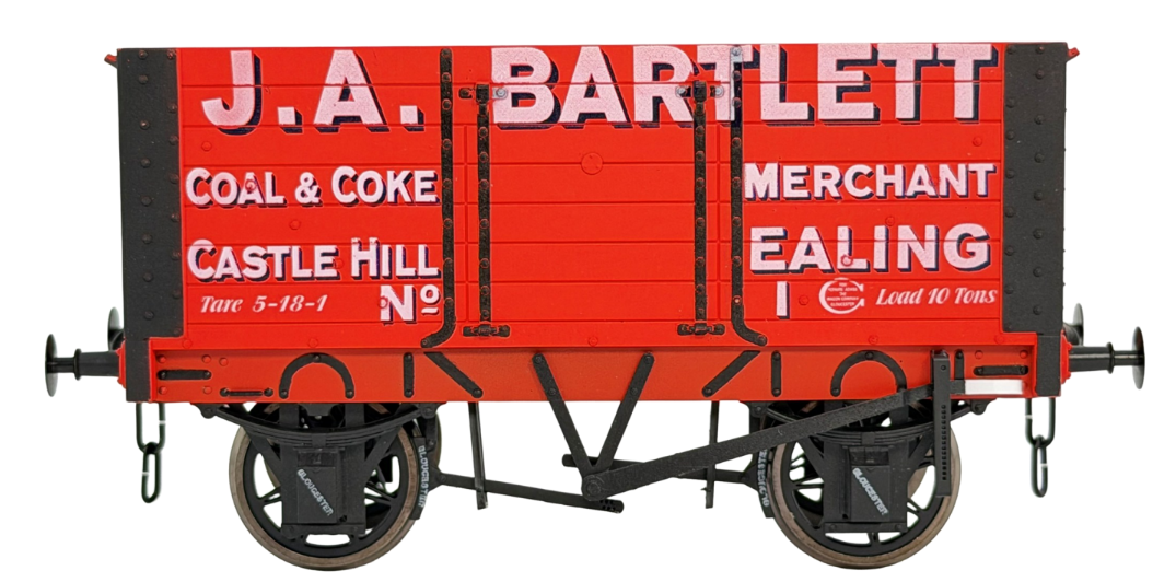 7F-072-008 7 Plank 9' W/B 2 Door J A Bartlett No 1