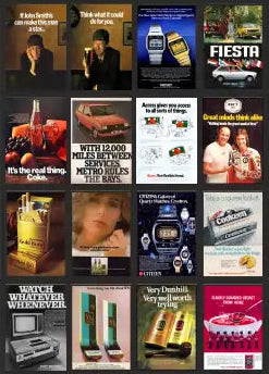 TSABS0256 TT120 1980’s Billboard Advertising Sheets Pack 3