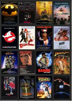 TSABS0241 TT120 1980’s Films Billboard Advertising Sheets Pack 3