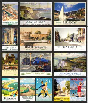 TSABS0280 TT120 British Railways Billboard Advertising Sheets Pack 4
