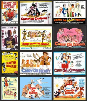 TSABS0261 TT120 Carry On Films Billboard Advertising Sheets Pack 5