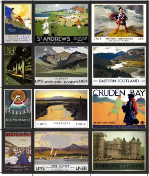 TSABS0201 TT120 LNER Billboard Advertising Sheets Pack 6
