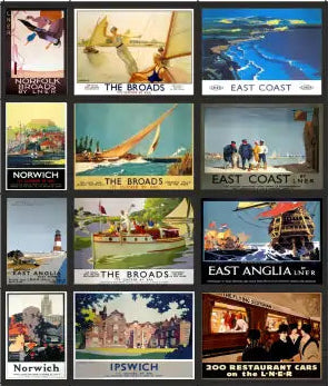 TSABS0202 TT120 LNER Billboard Advertising Sheets Pack 7