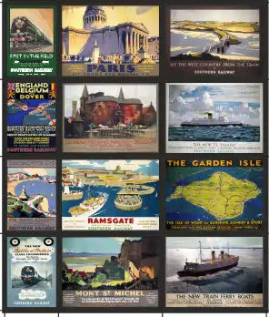 TSABS0195 TT120 Southern Railway Billboard Advertising Sheets Pack 4