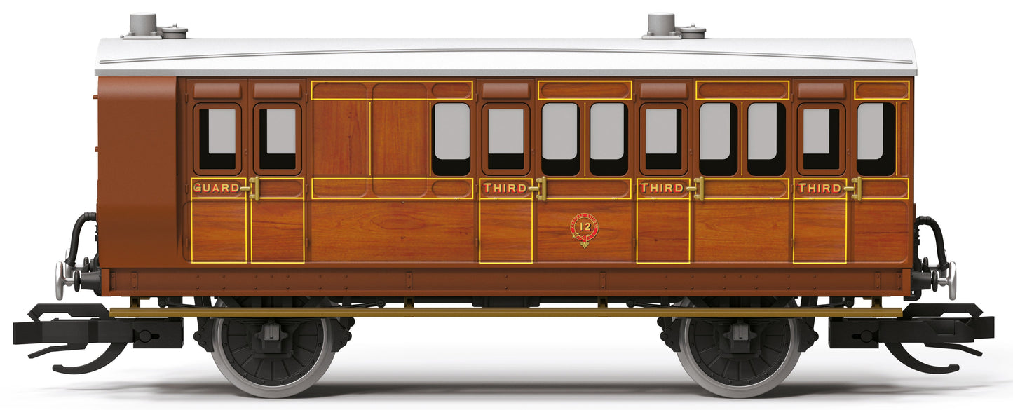 TT4084 4 Wheel 3rd Class Brake Coach Isle of Wight Central Railway 12