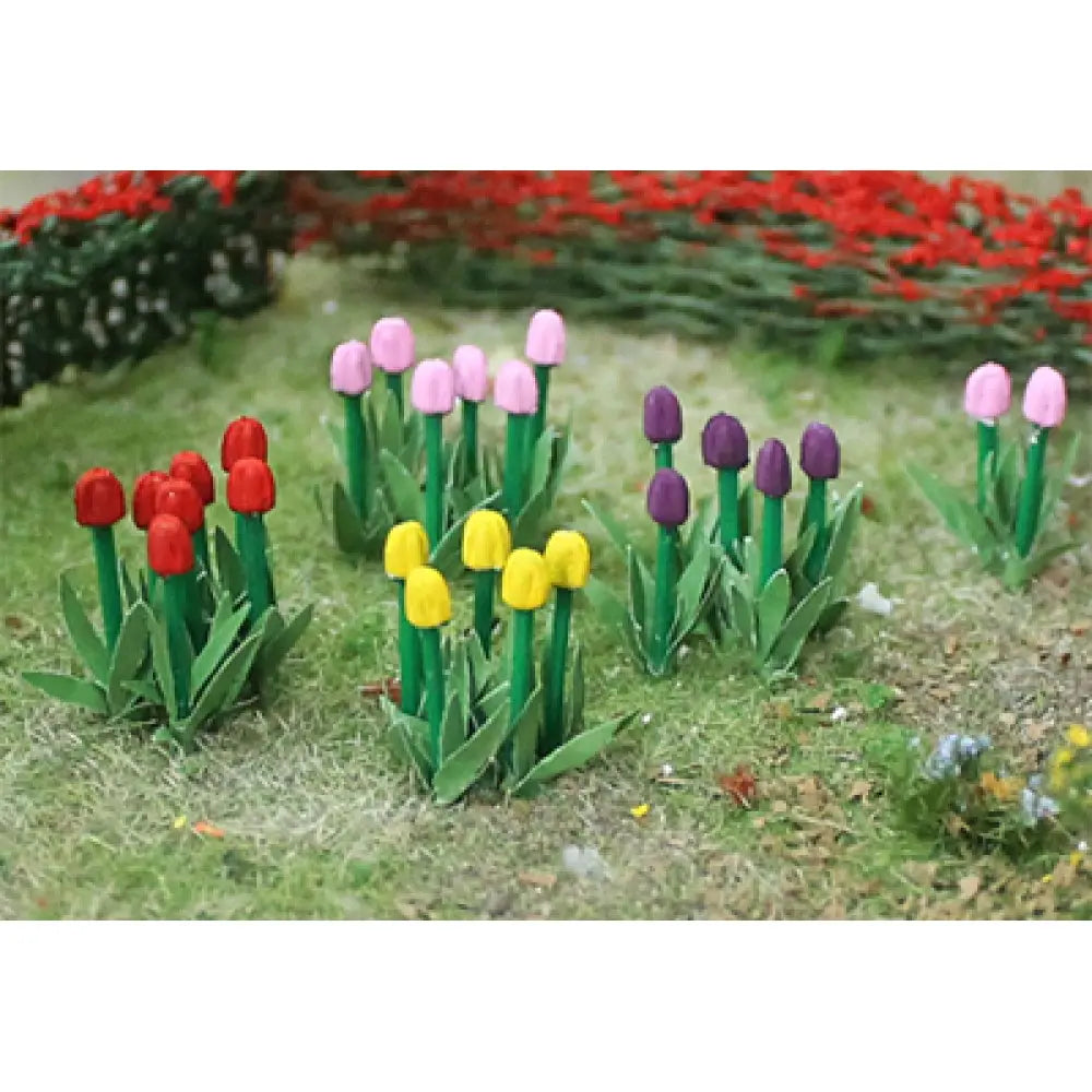 00675 - Tulips Red/Pink/Yellow (44) 1/2" H