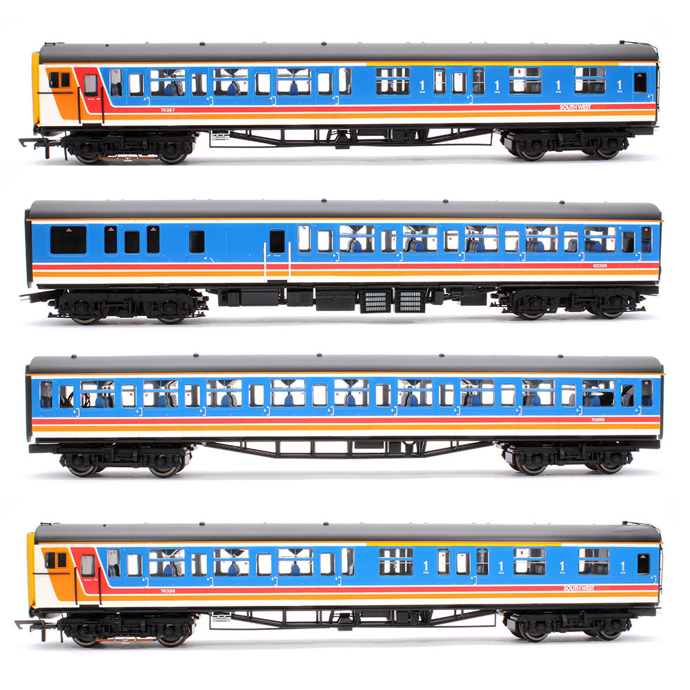 Hornby R30107 South West Trains Class 423 4 Vep Emu Train Pack Rails Of Sheffield 3946