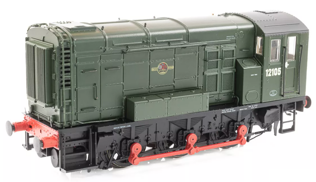 MR-510 Class 11 Shunter BR Green Late Crest 12105 Diesel Locomotive