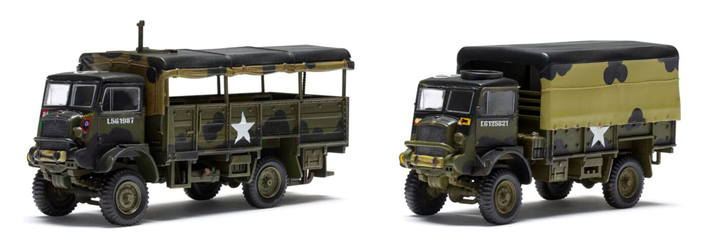 WWII 3-ton 4x4 General Service & Troop Trucks Model kit