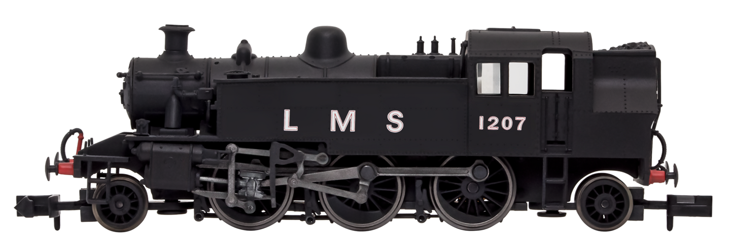Ivatt 2-6-2T 1207 LMS Unlined Black