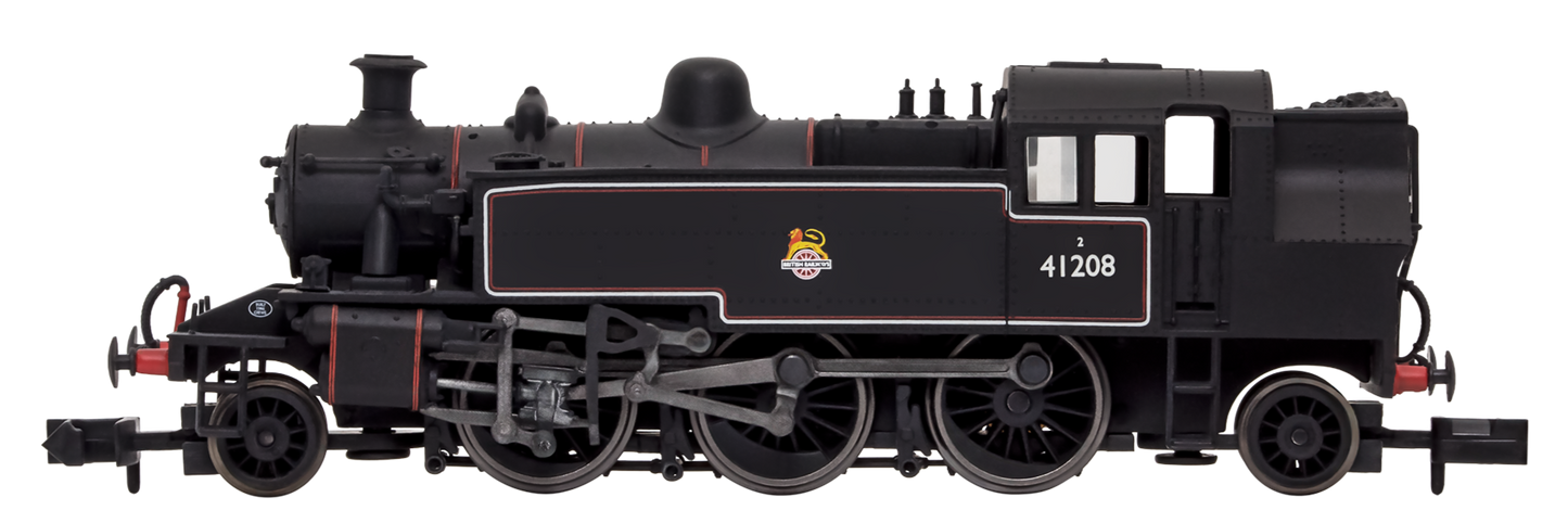 Ivatt 2-6-2T 41208 BR Early Crest Lined Black