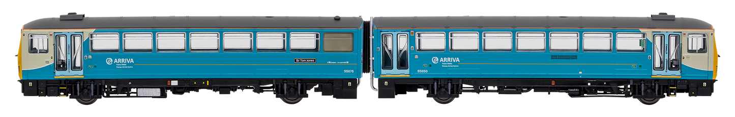 Class 143 2 Car DMU 143609 Arriva Trains Wales Turquoise - DCC Fitted