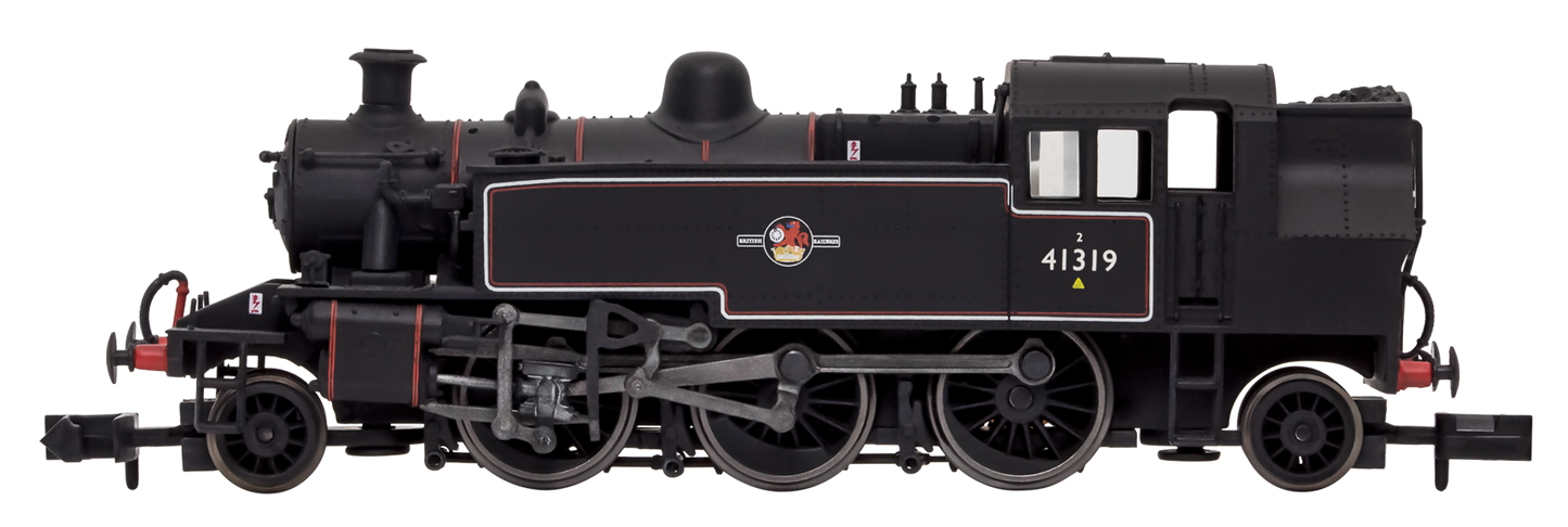 Ivatt 2-6-2T 41319 BR Late Crest Lined Black