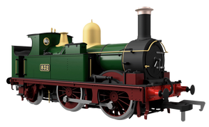 GWR 517 Class 0-4-2 1158 G.W. Green Steam Locomotive