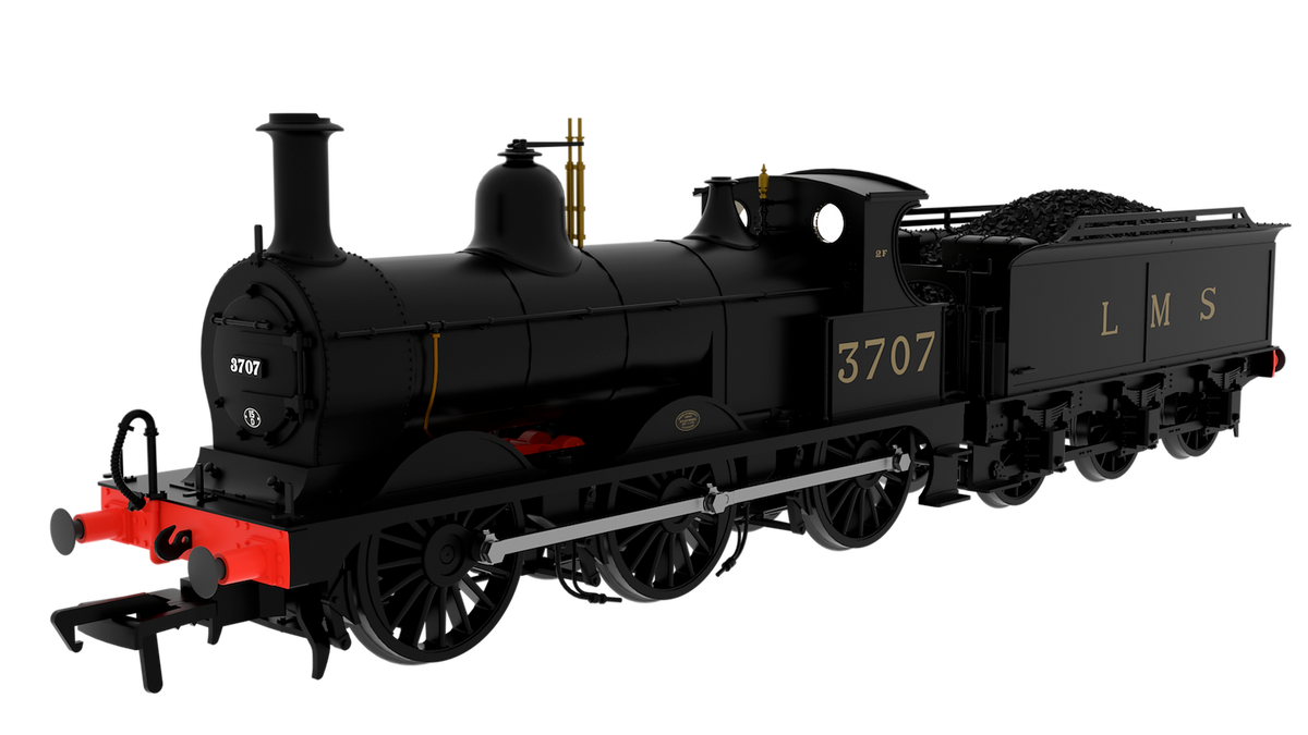 837512 MR Class M 0-6-0 - No.3707 LMS Black Steam Locomotive - DCC Sound